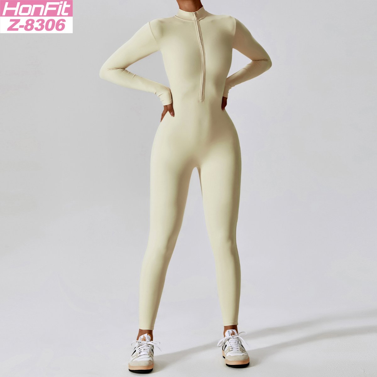 Womens Sports Activewear 78% nylon 22% spandex Bodysuit Z-8306 print logo 30