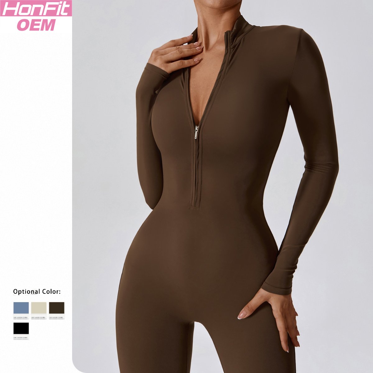 Womens Sports Activewear 78% nylon 22% spandex Bodysuit Z-8306 print logo 18