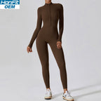 Womens Sports Activewear 78% nylon 22% spandex Bodysuit Z-8306 print logo 19