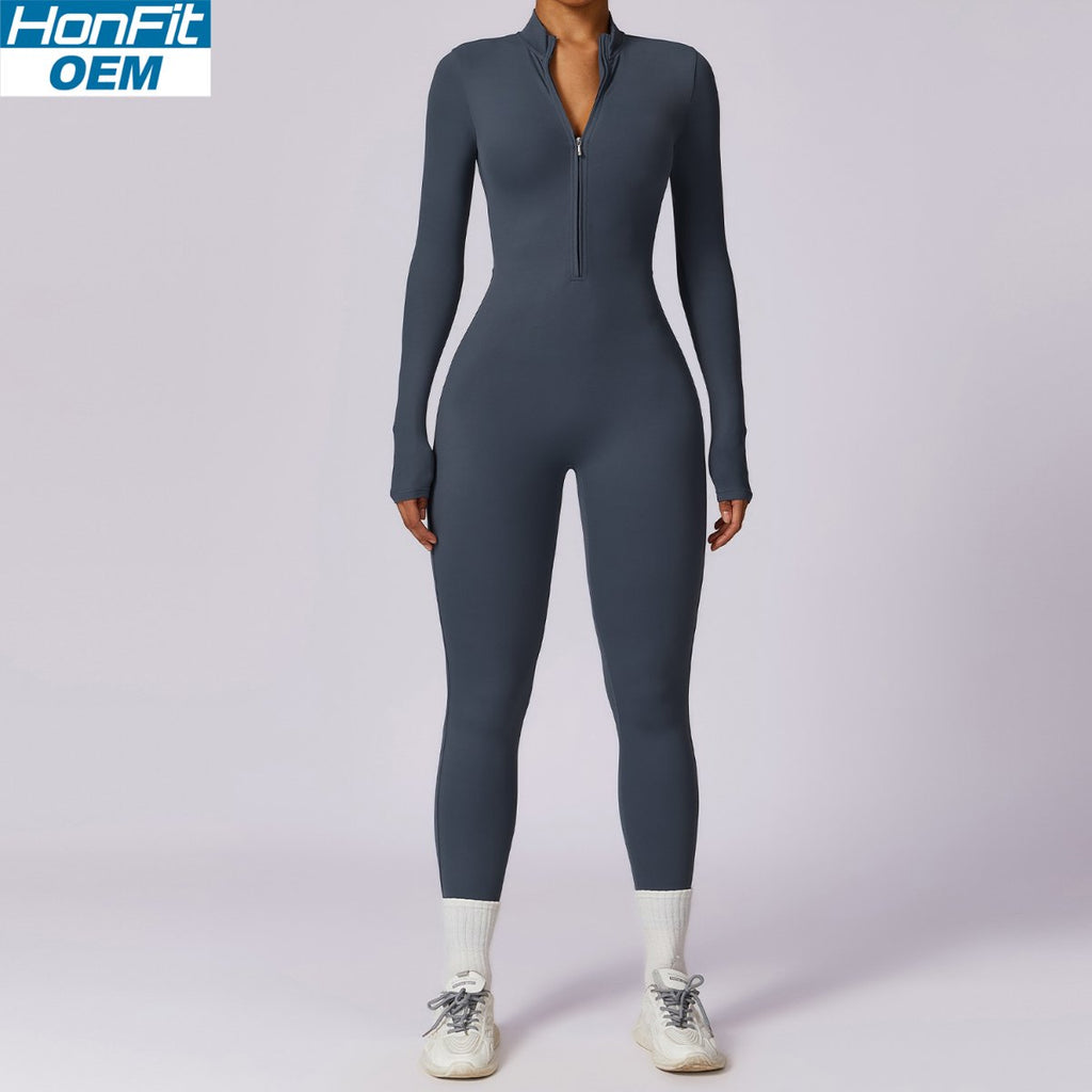 Womens Sports Activewear 78% nylon 22% spandex Bodysuit Z-8306 print logo 11
