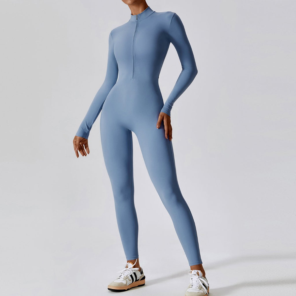 Womens Sports Activewear 78% nylon 22% spandex Bodysuit Z-8306 print logo 4
