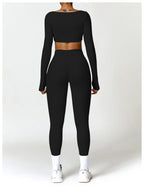 Womens Yoga 78%Nylon 22%spandex Long Sleeve Shirts Z-8518