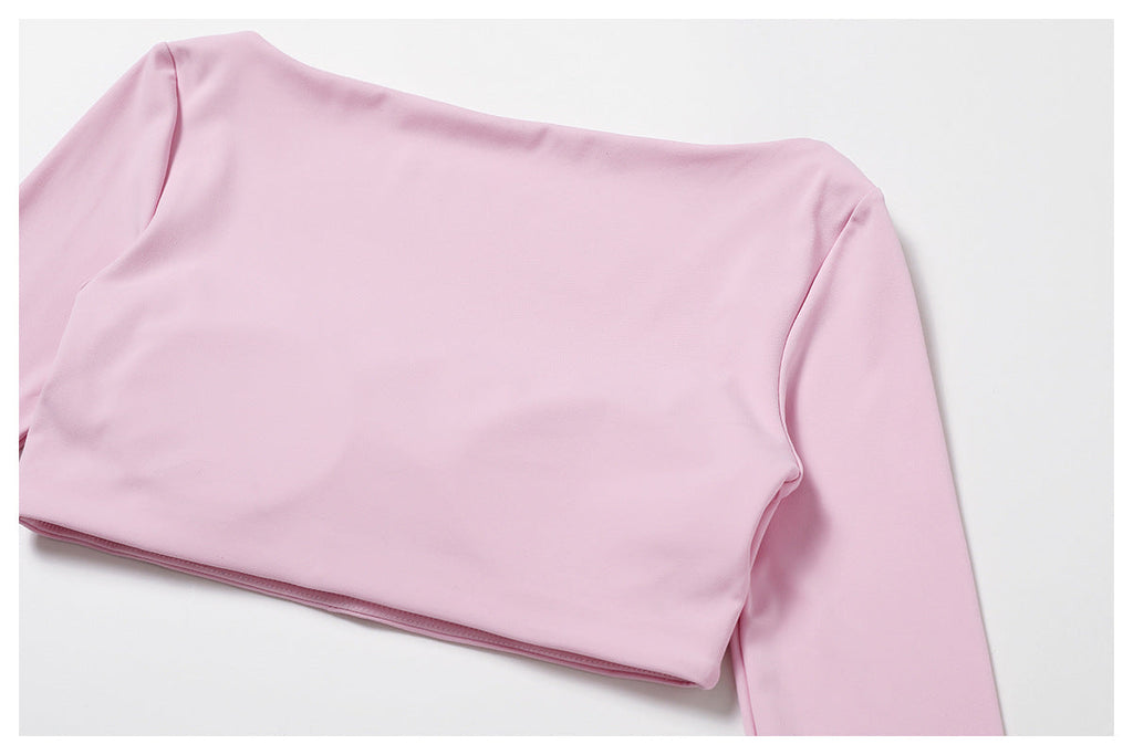 Womens Yoga 78%Nylon 22%spandex Long Sleeve Shirts Z-8518