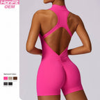 Womens Yoga Workout 78% nylon 22% spandex Bodysuit Z-8594 print logo 13