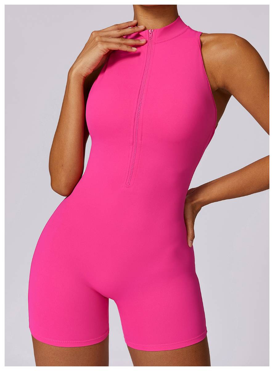 Womens Yoga Workout 78% nylon 22% spandex Bodysuit Z-8594 print logo 33