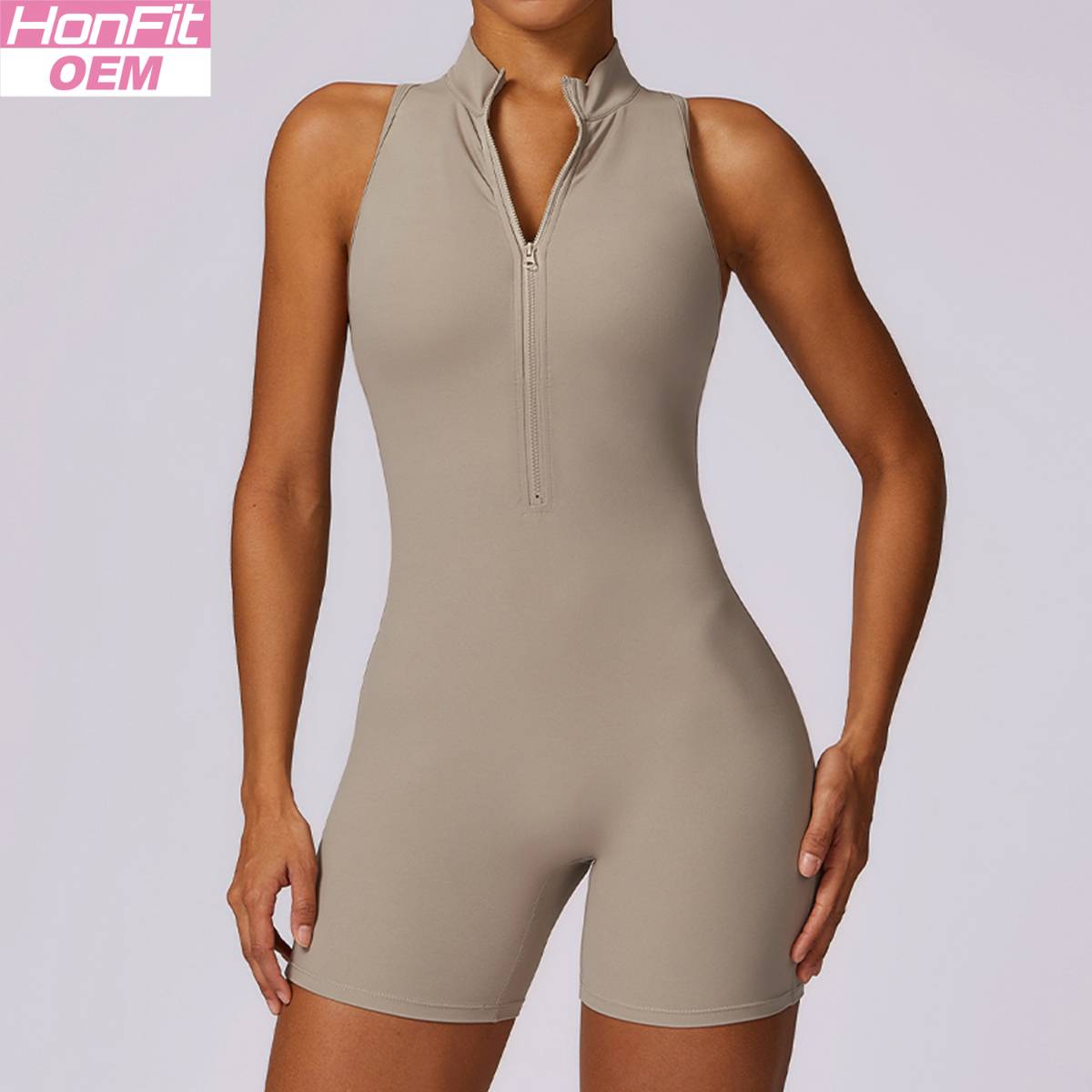 Womens Yoga Workout 78% nylon 22% spandex Bodysuit Z-8594 print logo 9