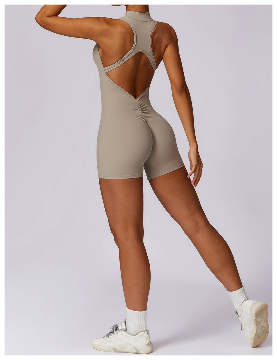 Womens Yoga Workout 78% nylon 22% spandex Bodysuit Z-8594 print logo 37