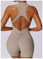 Womens Yoga Workout 78% nylon 22% spandex Bodysuit Z-8594 print logo 38