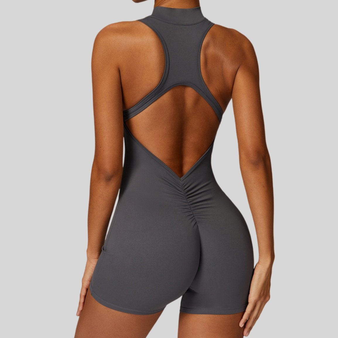 Womens Yoga Workout 78% nylon 22% spandex Bodysuit Z-8594 print logo 2