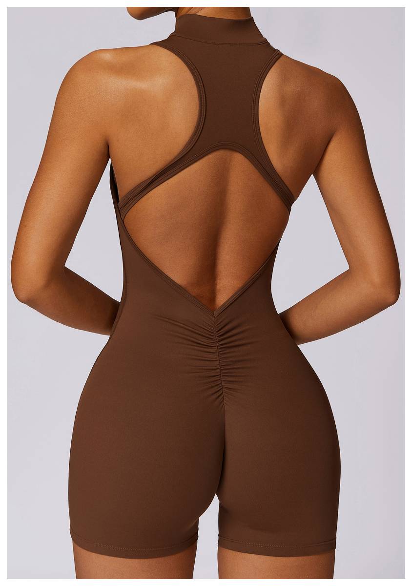 Womens Yoga Workout 78% nylon 22% spandex Bodysuit Z-8594 print logo 50