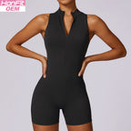 Womens Yoga Workout 78% nylon 22% spandex Bodysuit Z-8594 print logo 14