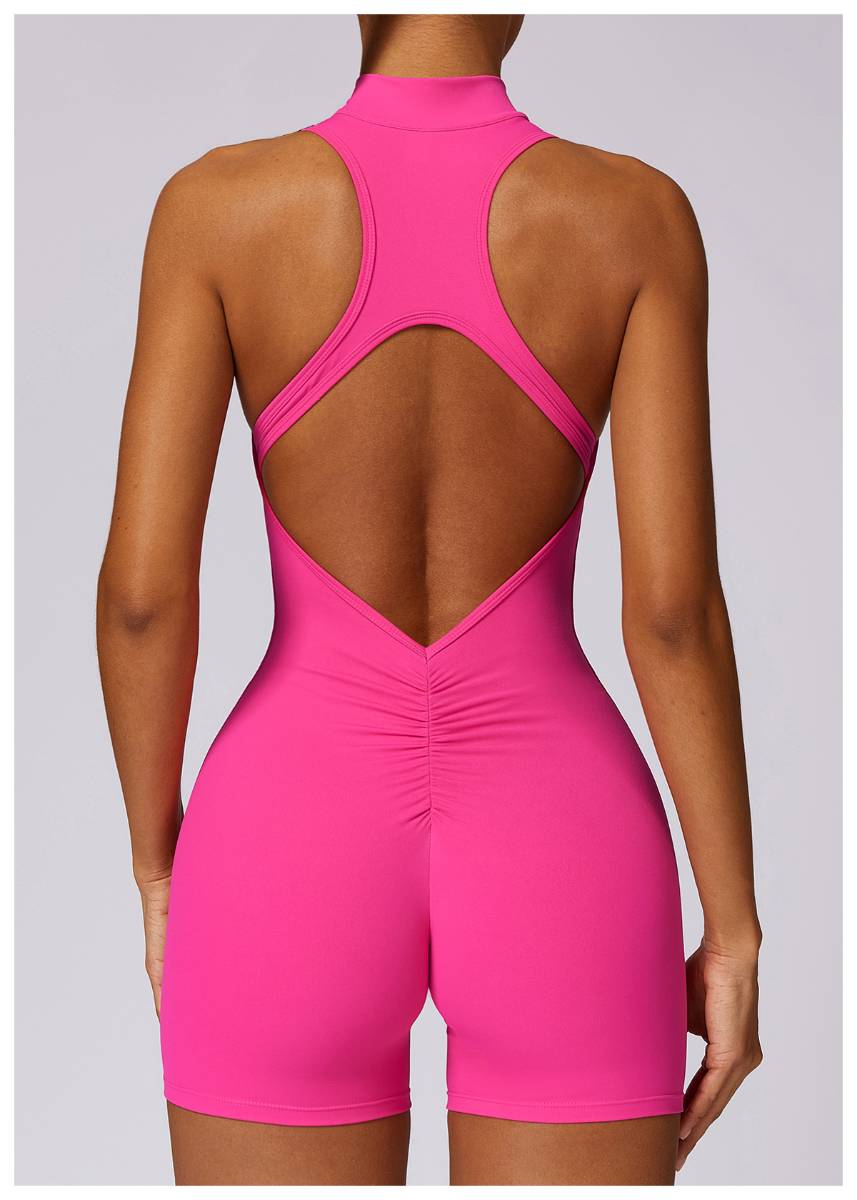 Womens Yoga Workout 78% nylon 22% spandex Bodysuit Z-8594 print logo 32