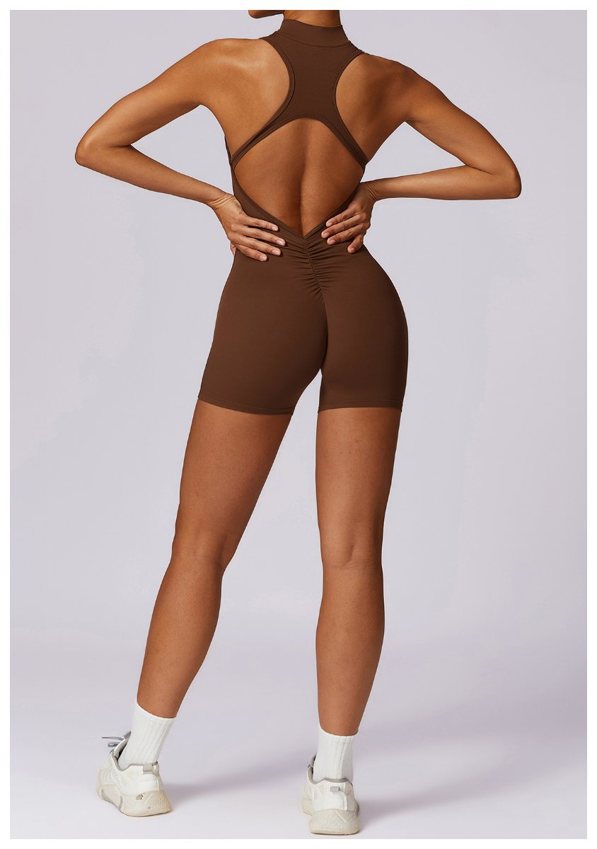 Womens Yoga Workout 78% nylon 22% spandex Bodysuit Z-8594 print logo 48