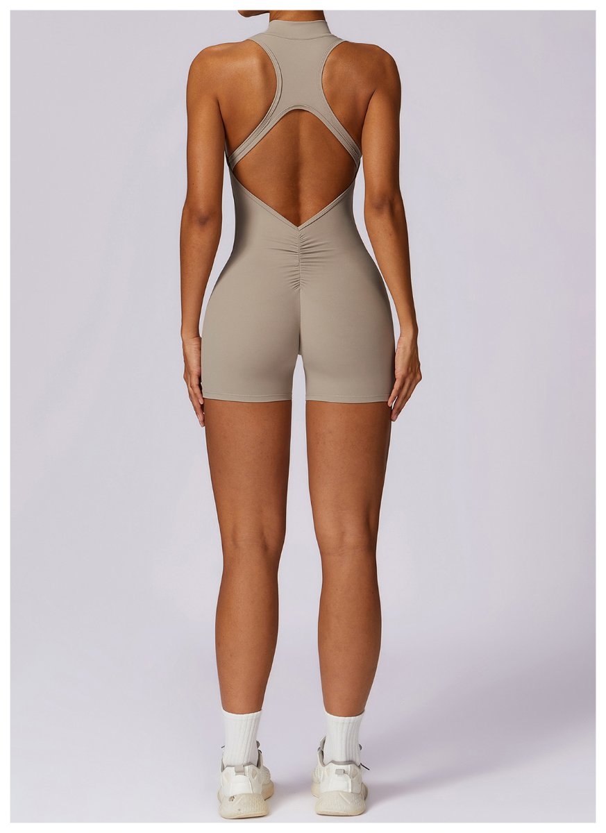 Womens Yoga Workout 78% nylon 22% spandex Bodysuit Z-8594 print logo 36