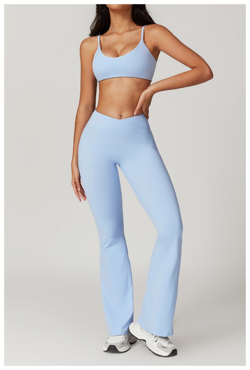 Womens Gym Workout 75%nylon 25%spandex Yoga Set Z-8799 - leggings print logo 37