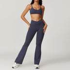 Womens Gym Workout 75%nylon 25%spandex Yoga Set Z-8799 - leggings print logo 16
