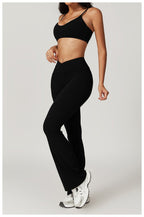 Womens Gym Workout 75%nylon 25%spandex Yoga Set Z-8799 - leggings print logo 43