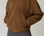 Womens Casual Cropped 95% polyester 5% spandex Jacket Z-8921 print logo 22