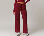 Womens Sportswear Workout 83%cotton 17%polyester Pants Z-8933 print logo 20