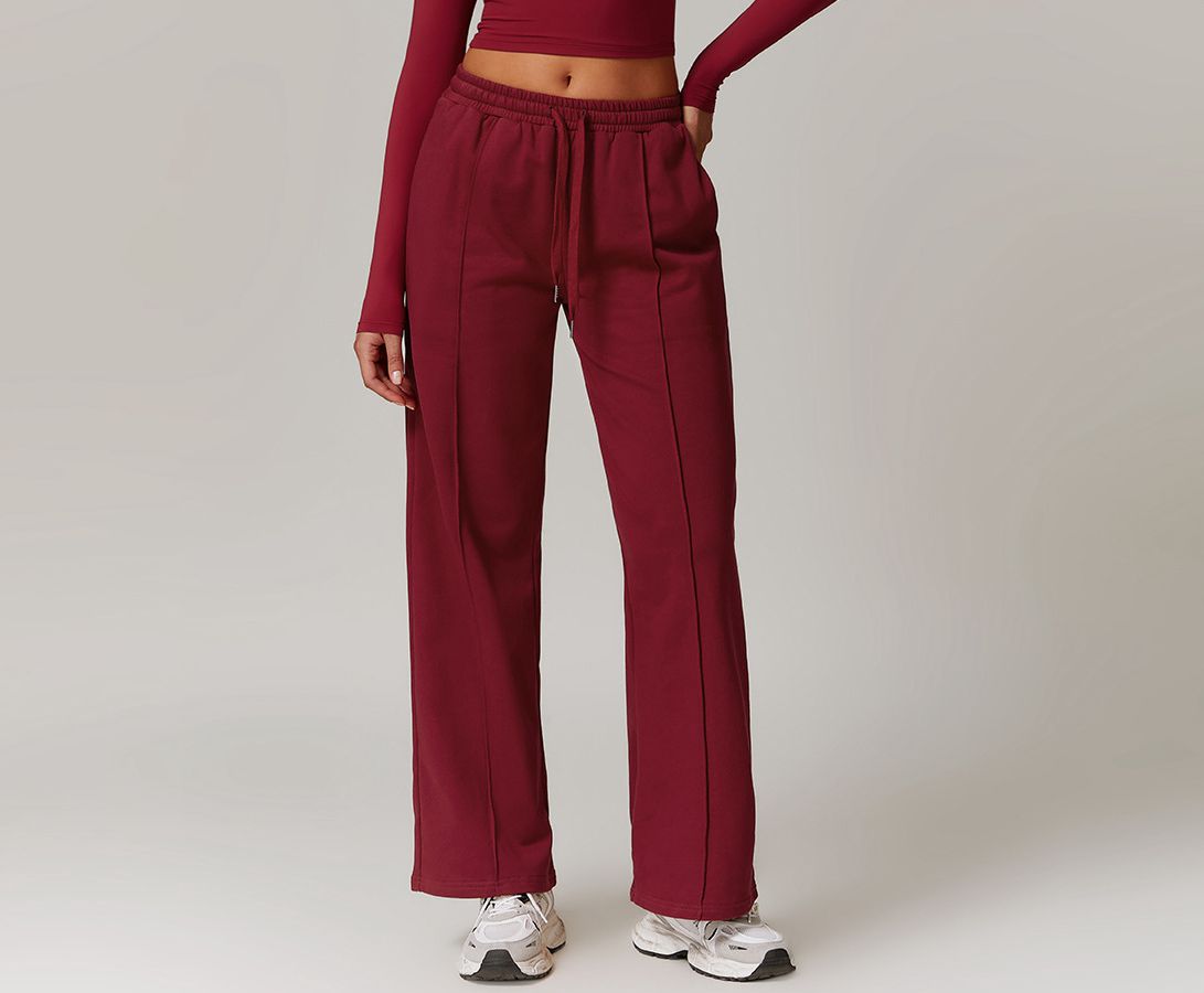 Womens Sportswear Workout 83%cotton 17%polyester Pants Z-8933 print logo 20