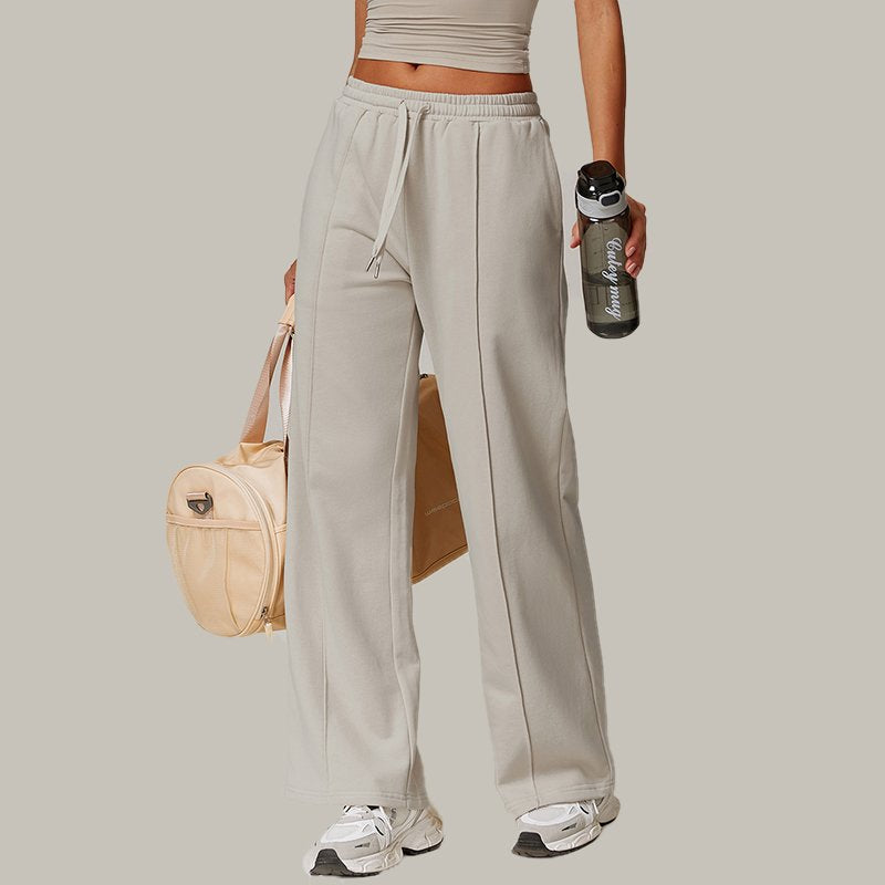 Womens Sportswear Workout 83%cotton 17%polyester Pants Z-8933 print logo 16