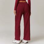 Womens Sportswear Workout 83%cotton 17%polyester Pants Z-8933 print logo 2