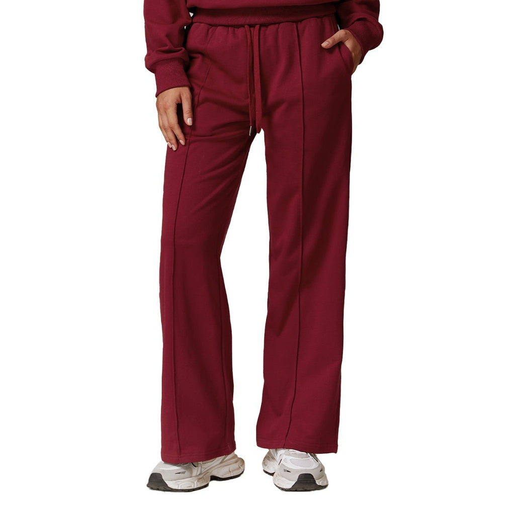 Womens Sportswear Workout 83%cotton 17%polyester Pants Z-8933 print logo 9