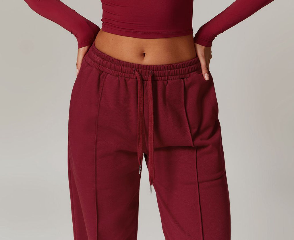 Womens Sportswear Workout 83%cotton 17%polyester Pants Z-8933 print logo 21