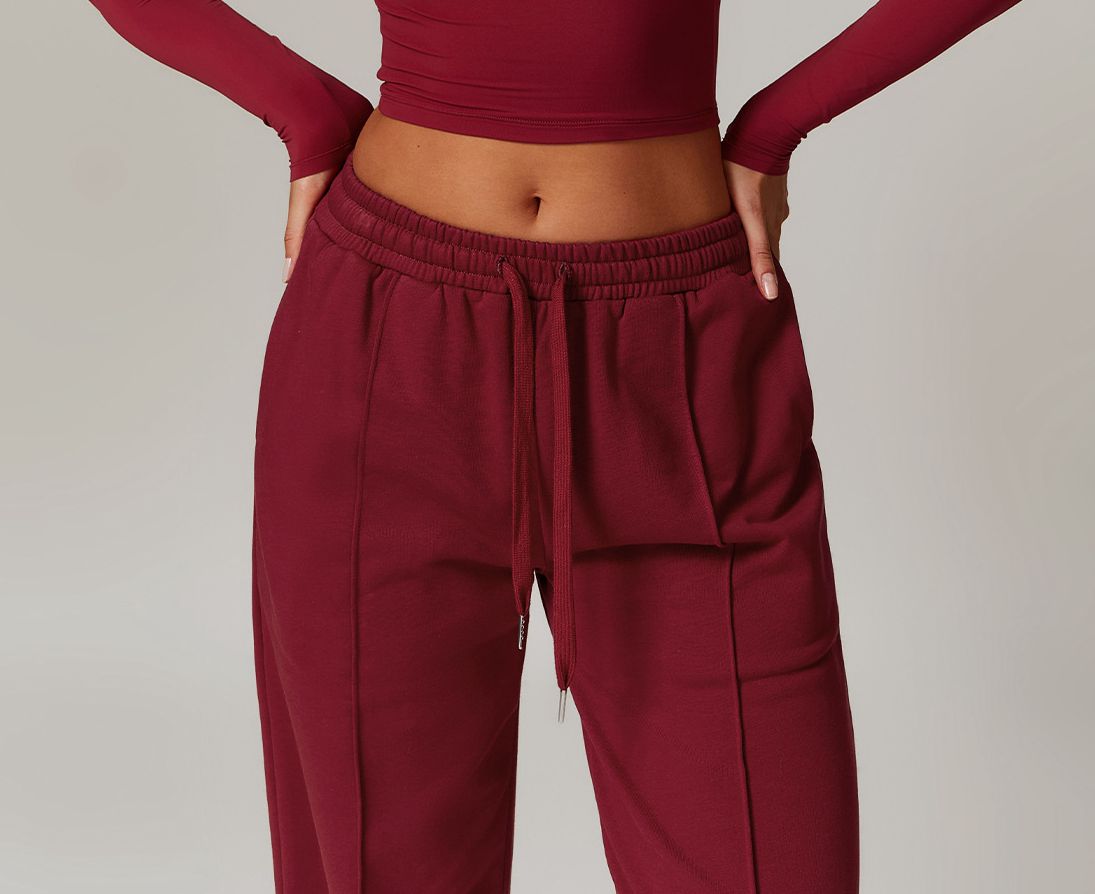 Womens Sportswear Workout 83%cotton 17%polyester Pants Z-8933 print logo 21