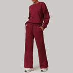 Womens Sportswear Workout 83%cotton 17%polyester Pants Z-8933 print logo 18