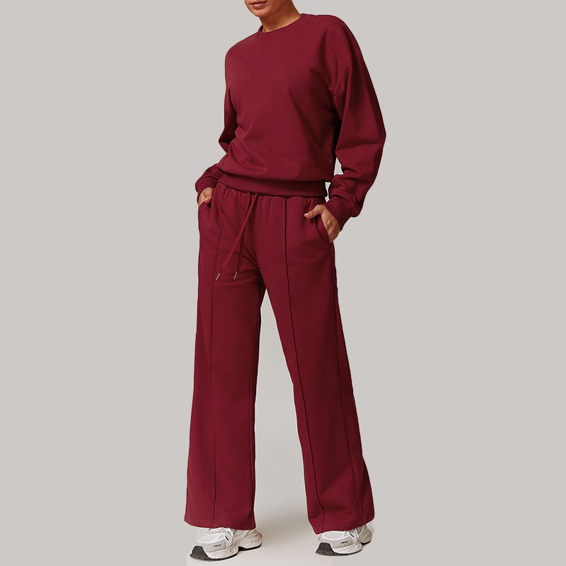 Womens Sportswear Workout 83%cotton 17%polyester Pants Z-8933 print logo 18
