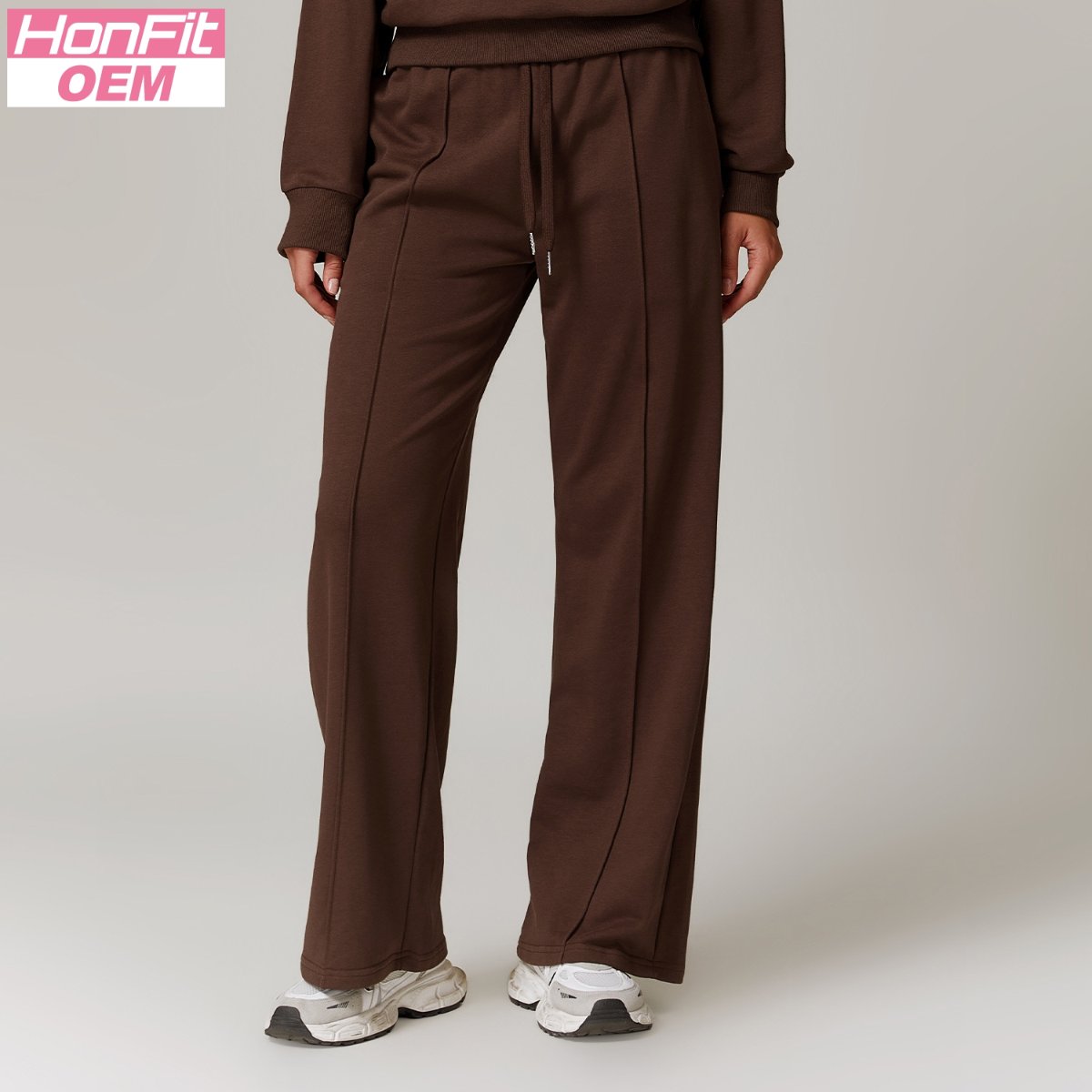 Womens Sportswear Workout 83%cotton 17%polyester Pants Z-8933 print logo 11