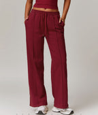 Womens Sportswear Workout 83%cotton 17%polyester Pants Z-8933 print logo 19
