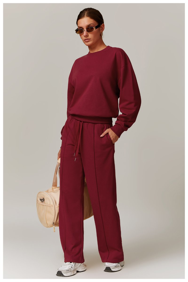 Womens Activewear Fitness 83%cotton 17%polyester Sweatshirt Z-8933 print logo 37
