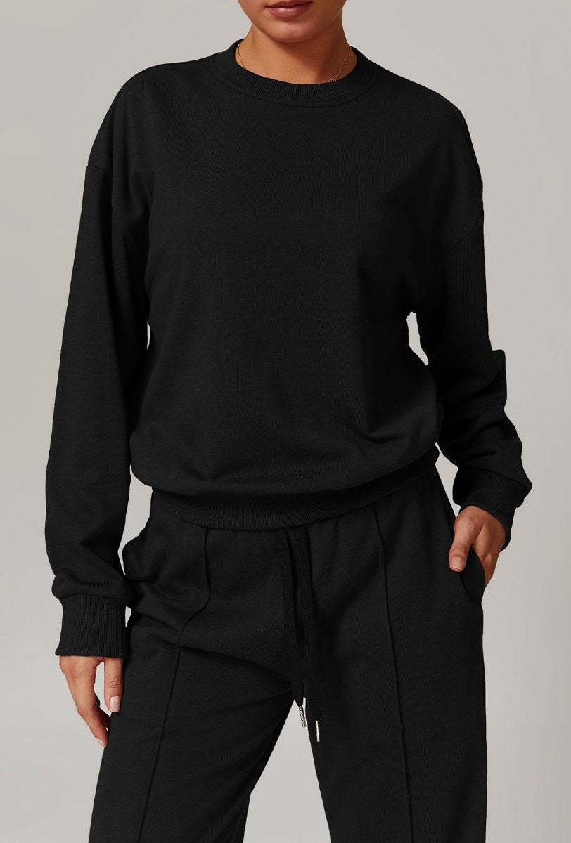 Womens Activewear Fitness 83%cotton 17%polyester Sweatshirt Z-8933 print logo 38