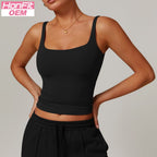 Womens Sports Workout 78%nylon 22%spandex Tank Top Z-8933 print logo 17