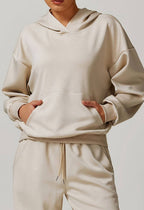 Womens Casual Activewear 42% rayon cotton 50% polyester 8% spandex Hoodie Z-8952 print logo 29