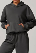 Womens Casual Activewear 42% rayon cotton 50% polyester 8% spandex Hoodie Z-8952 print logo 24