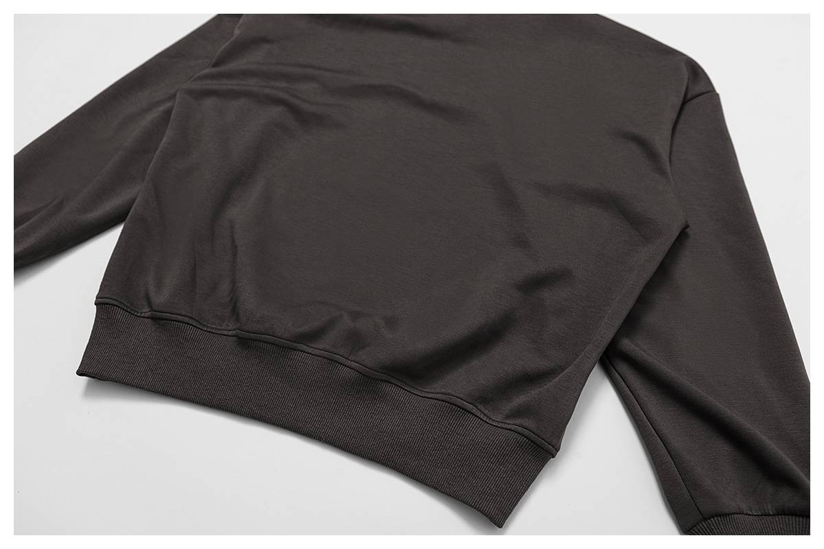 Womens Casual Activewear 42% rayon cotton 50% polyester 8% spandex Hoodie Z-8952 print logo 52