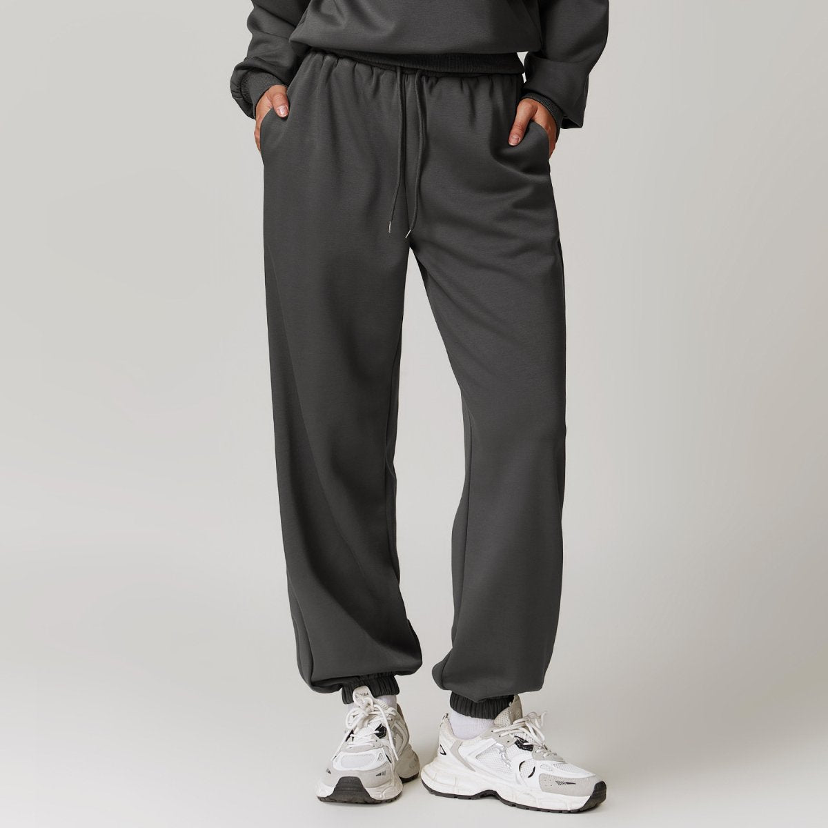 Womens Sports Fitness 42% rayon cotton 50% polyester 8% spandex Joggers Z-8952 print logo 5