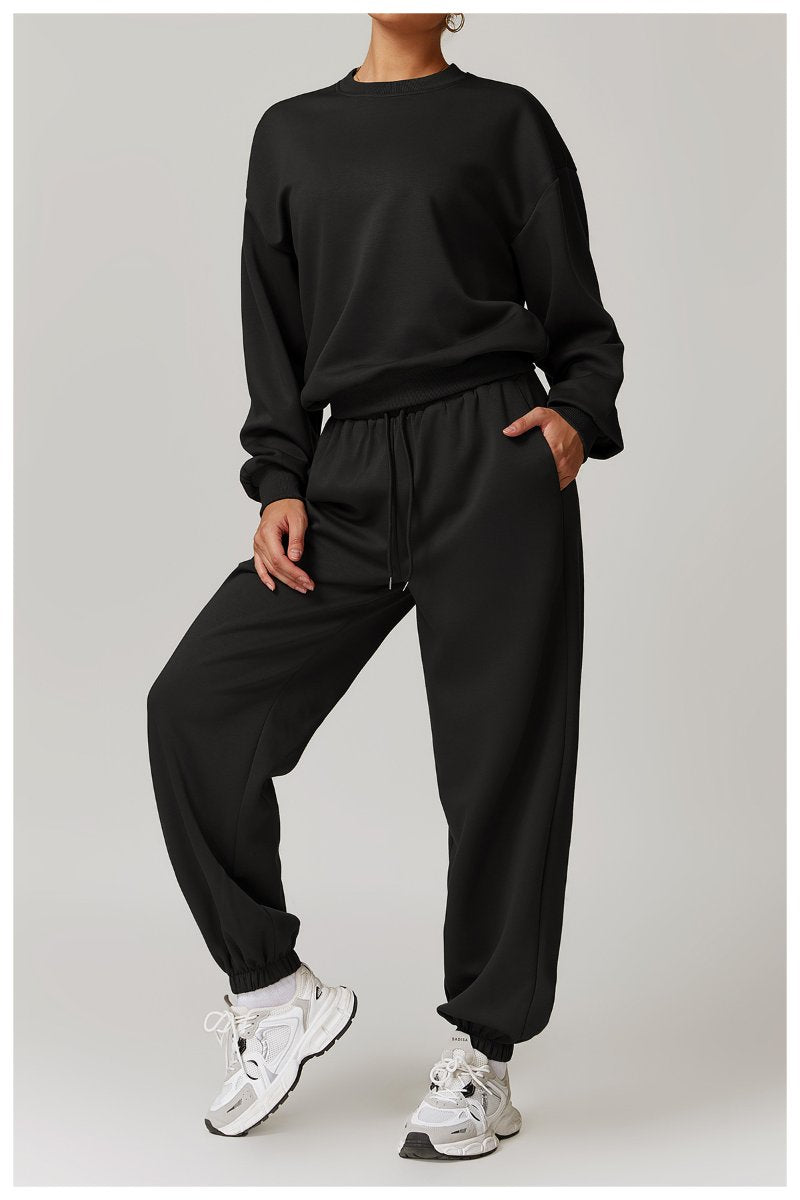 Womens Sports Fitness 42% rayon cotton 50% polyester 8% spandex Joggers Z-8952 print logo 49
