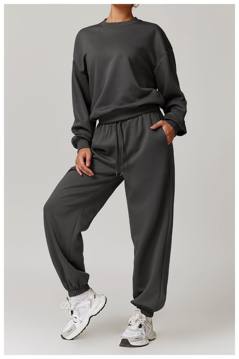 Womens Sports Fitness 42% rayon cotton 50% polyester 8% spandex Joggers Z-8952 print logo 25