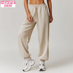 Womens Sports Fitness 42% rayon cotton 50% polyester 8% spandex Joggers Z-8952 print logo 13