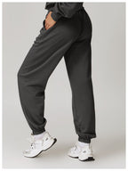 Womens Sports Fitness 42% rayon cotton 50% polyester 8% spandex Joggers Z-8952 print logo 26