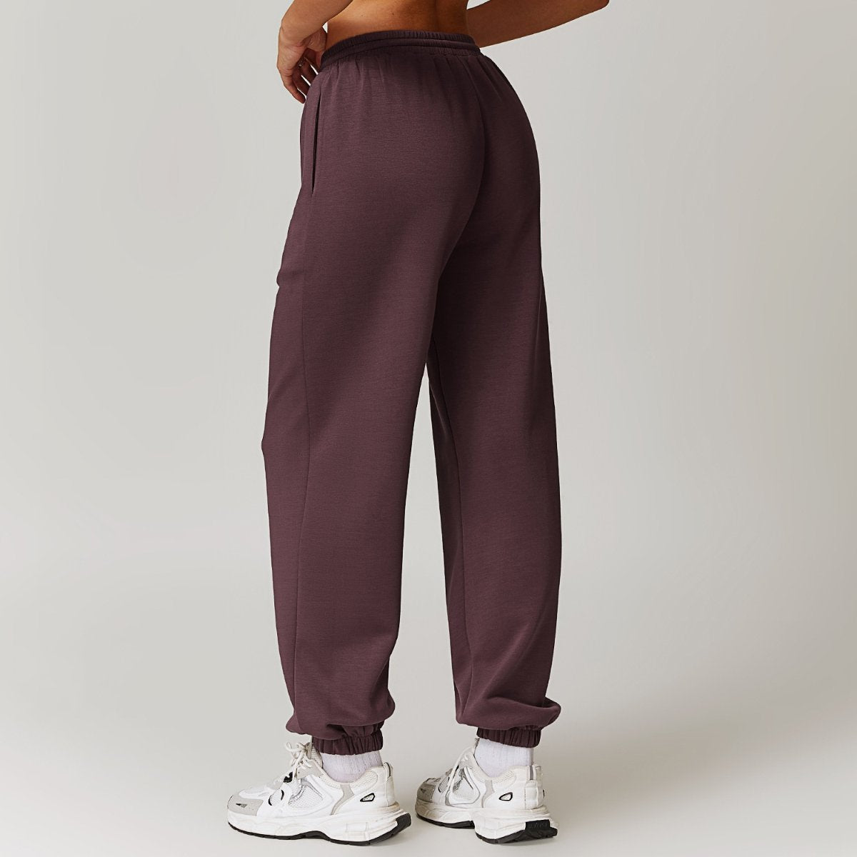 Womens Sports Fitness 42% rayon cotton 50% polyester 8% spandex Joggers Z-8952 print logo 2