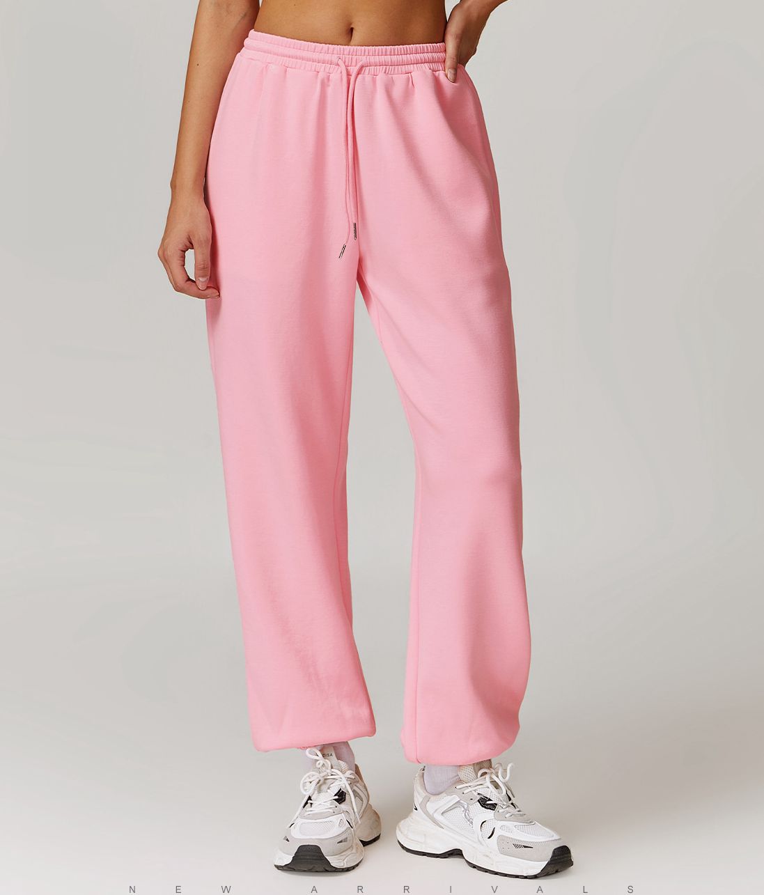 Womens Sports Fitness 42% rayon cotton 50% polyester 8% spandex Joggers Z-8952 print logo 19