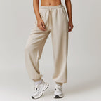 Womens Sports Fitness 42% rayon cotton 50% polyester 8% spandex Joggers Z-8952 print logo 7