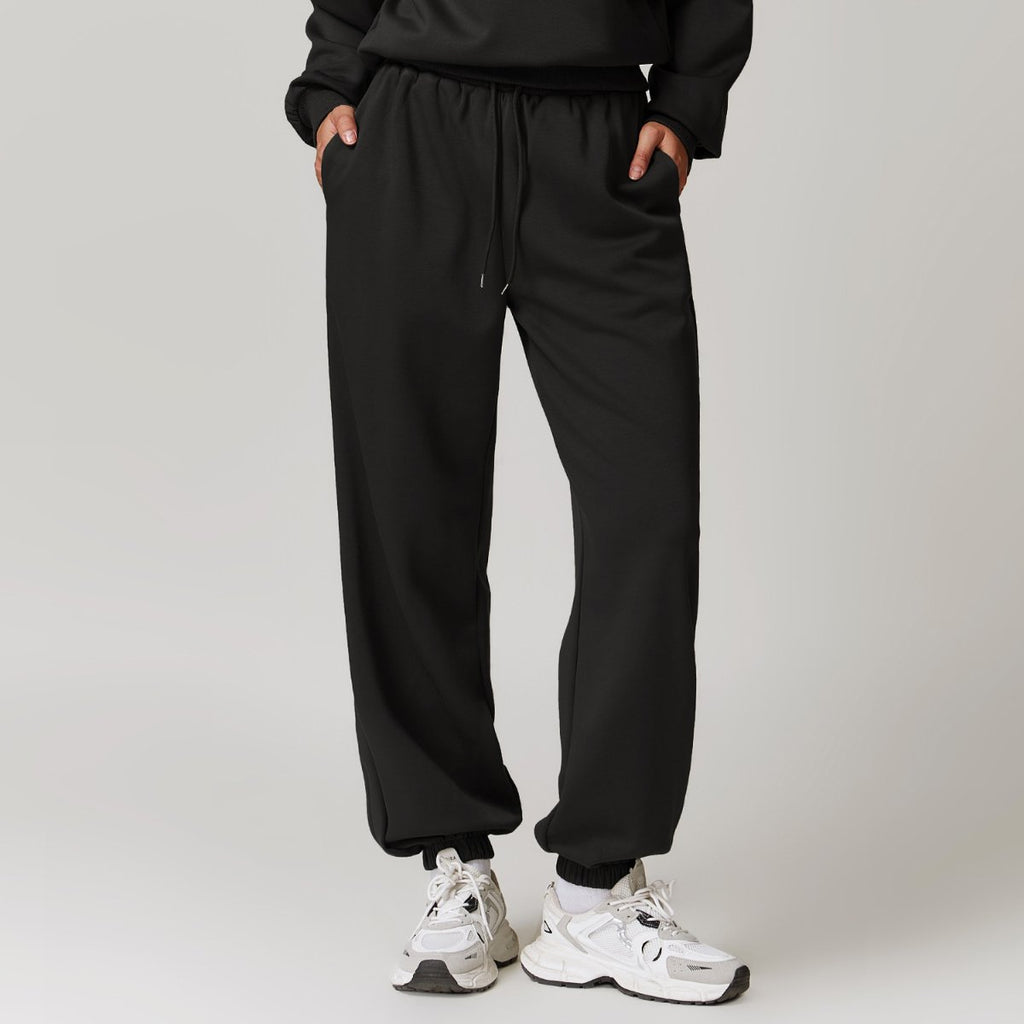 Womens Sports Fitness 42% rayon cotton 50% polyester 8% spandex Joggers Z-8952 print logo 3