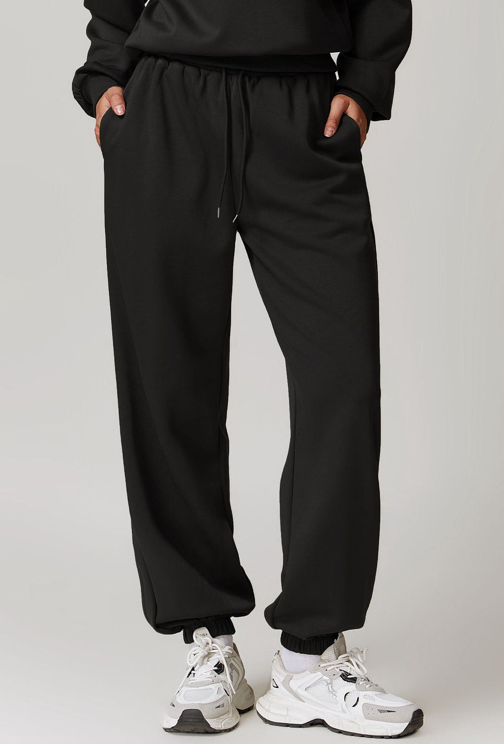 Womens Sports Fitness 42% rayon cotton 50% polyester 8% spandex Joggers Z-8952 print logo 47