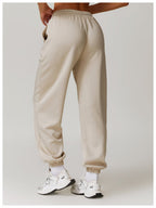 Womens Sports Fitness 42% rayon cotton 50% polyester 8% spandex Joggers Z-8952 print logo 31